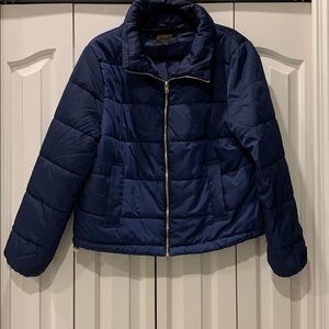 Navy Puffer Jacket